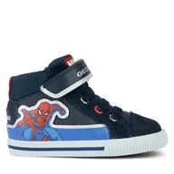 Buty dla chłopców - Sneakersy Geox SPIDER-MAN B Kilwi Boy B36A7D 08554 C4226 M Granatowy - miniaturka - grafika 1