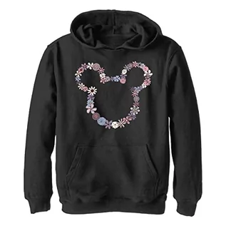 Bluzy dla chłopców - Disney Chłopięca bluza z kapturem Mickey Flow, czarny, XL - grafika 1