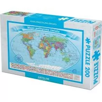 Artglob Puzzle 200 - Świat polityczny - Puzzle - miniaturka - grafika 1