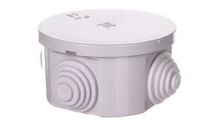 ELETTROCANALI Puszka natynkowa okrągła samogasnąca 960 stopni C seria 400A IP44fi65x35 EC400C1A - Akcesoria do kolektorów i fotowoltaiki - miniaturka - grafika 1