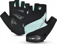 Rękawiczki rowerowe - Rękawiczki rower Verso damskie SB-01-3017-CC czarno-niebieskie XS - miniaturka - grafika 1