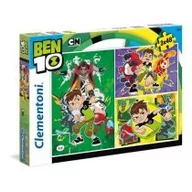 Puzzle - Clementoni Puzzle 3x48el Ben Ten 25225 - miniaturka - grafika 1