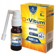Suplementy naturalne - D-Vitum Forte 1000 j.m.  aerozol, 6 ml - Długi termin ważności! - miniaturka - grafika 1