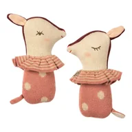 Grzechotki dla dzieci - Maileg Grzechotka miękka Bambi Rose Bambi Rattle - miniaturka - grafika 1