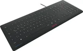 Klawiatury - cherry STREAM PROTECT WIRED BE/BLACK AZERTY JK-8502BE-2 - miniaturka - grafika 1