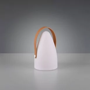 Trio Leuchten Designerska lampa stołowa na zewnątrz  biała  ładowalna z RGBW - Leonardo - Lampy ogrodowe - miniaturka - grafika 1