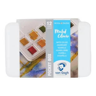 Talens AKWARELE VAN GOGH MUTED COLOURS 12 PÓŁKOSTEK 20808644 - Farby i media malarskie - miniaturka - grafika 1