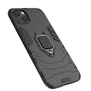 Ring Armor etui do iPhone 14 pancerny pokrowiec uchwyt magnetyczny ring czarne - Etui i futerały do telefonów - miniaturka - grafika 16