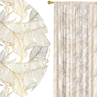 Zasłony - Zasłony Gotowe Na Taśmie Zasłona Na Żabki 140X250 - miniaturka - grafika 1