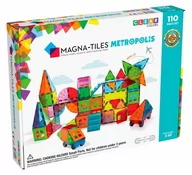 Klocki - klocki magnetyczne Metropolis 110 elementów Magna Tiles - miniaturka - grafika 1