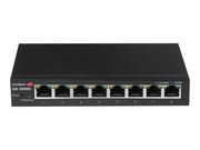 Przełączniki KVM - EDIMAX 8-Port Gigabit Web Smart Switch 802.1Q-based VLAN / 802.1p QoS / IGMP Snooping - miniaturka - grafika 1