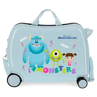 Disney Toy Story 4 walizka kabinowa, wielokolorowa, 37 x 55 x 20 cm, z twardego tworzywa ABS, zamek szyfrowy, 32 l, 2,5 kg, 4 podwójne kółka, bagaż podręczny, potwory (niebieski) - 2459863 - Walizki - miniaturka - grafika 1