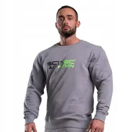 Bluzy męskie - SCITEC ETHAN MEN SWEATHER ROZMIAR L BLUZA SZARA BAWEŁNIANA - miniaturka - grafika 1