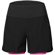 Spodnie sportowe damskie - Damskie spodenki kolarskie Etape Claudia Rozmiar: M / Kolor: czarny/różówy - miniaturka - grafika 1