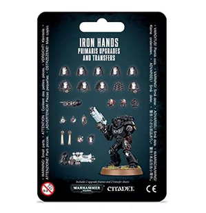Games Workshop Iron Hands Primaris Upgrades & Transfers (48-57) 99070101042 - Akcesoria do gier planszowych - miniaturka - grafika 1