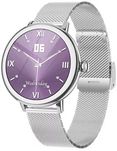 Hagen HC81.111.1111 HC81 Srebrny - Smartwatch - miniaturka - grafika 1