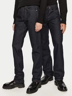 AMI PARIS Jeansy HTR001.DE0011 Granatowy Regular Fit - Spodnie męskie - miniaturka - grafika 1