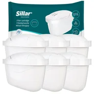 Wkłady filtrujące - 6x Filtr do wody Sillar do dzbanek filtrujący Aquaphor Brita Dafi zamiennik - miniaturka - grafika 1