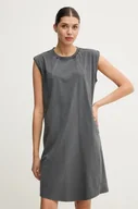Sukienki - G-Star sukienka bawełniana kolor szary mini prosta D26081-C756 - miniaturka - grafika 1