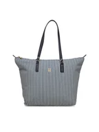 Torebki damskie - Tommy Hilfiger Torebka Poppy Summer Tote AW0AW17203 Granatowy - miniaturka - grafika 1