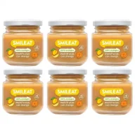 Desery dla dzieci - Smileat Deser wieloowocowy z ekologicznym mango po 6 miesiącu Zestaw 6 x 130 g Bio - miniaturka - grafika 1