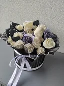 Świece - Box duży Glamour bukiet flower box świec sojowych - miniaturka - grafika 1