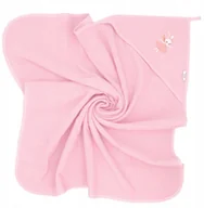 Okrycia kąpielowe dla dzieci - 2216 OKRYCIE KĄPIELOWE 80X80 KRÓLICZEK ROŻOWY BL221 - miniaturka - grafika 1