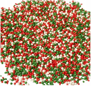 Posypka na tort Boże Narodzenie ozdoby na tort święta zielony czerwony 30g - Dodatki do ciast w proszku Posypka na tort Boże Narodzenie ozdoby na tort święta zielony czerwony 30g - Dodatki do ciast w proszku - miniaturka - grafika 1