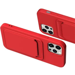 Card Case silikonowe etui portfel z kieszonką na kartę dokumenty do Samsung Galaxy S21+ 5G (S21 Plus 5G) czarny - Etui i futerały do telefonów - miniaturka - grafika 10