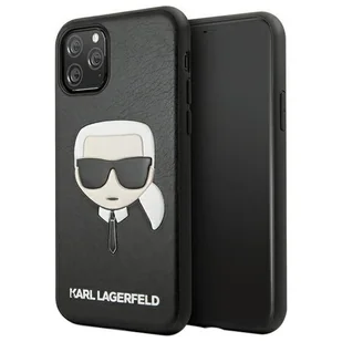 Karl Lagerfeld Silicone Ikonik Karl`s Head Etui iPhone 11 Pro czarny) 10_19084 - Etui i futerały do telefonów - miniaturka - grafika 1