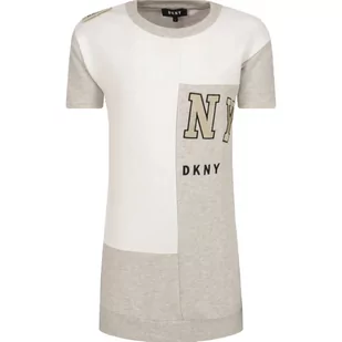 DKNY Kids Sukienka - Sukienki i spódniczki dla dziewczynek - miniaturka - grafika 1