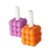Świeczniki - Zestaw świeczniki na wąskie świece Boltze Bubbles 2 sztuki - miniaturka - grafika 1