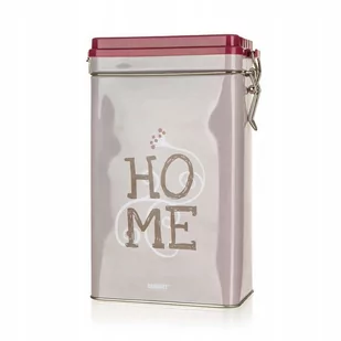 Metalowa Puszka Pojemnik Na Herbatę Kawę Home 19Cm - Pojemniki kuchenne - miniaturka - grafika 1