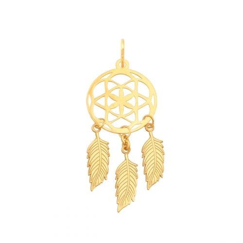 Złota Przywieszka Łapacz Snów 585 0.45 gr Rodium