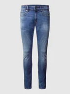Spodnie męskie - Jeansy o kroju Skinny Fit z dodatkiem streczu - miniaturka - grafika 1