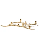 Świeczniki - Świecznik ARRENTELA Metal 10 cm Złoty - miniaturka - grafika 1