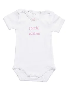 Dziewczęce body z krótkim rękawem i nadrukiem różowe Kanz r.74 - Body dla niemowląt Dziewczęce body z krótkim rękawem i nadrukiem różowe Kanz r.74 - Body dla niemowląt - miniaturka - grafika 1