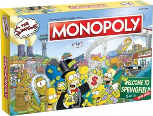 Kolekcjonerska Gra Planszowa MONOPOLY THE SIMPSONS Bart Homer Springfield! - Gry planszowe - miniaturka - grafika 1