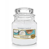 Świece - Yankee Candle Coconut Splash Słoik mały (YSMCS) - miniaturka - grafika 1