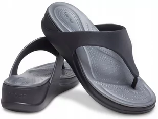 Japonki Damskie Klapki Crocs Boca Wedge Flip 36-37 - Klapki i japonki damskie - miniaturka - grafika 1