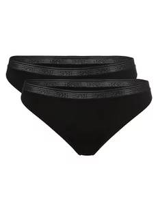 Esprit Casual - Stringi damskie, czarny - Majtki damskie - miniaturka - grafika 1