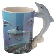 Kubki - Kubek Ceramiczny z Nadrukiem Delfin - miniaturka - grafika 1
