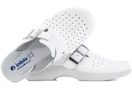 Czółenka - Inblu Ae-01 Klapki Damskie Sanitarne Medyczne 36 Biały - miniaturka - grafika 1