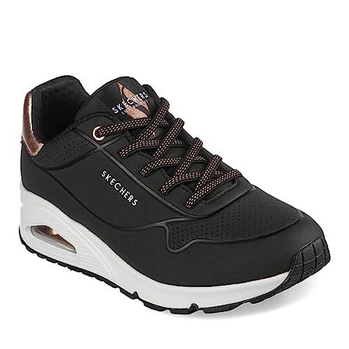 Skechers Uno Shimmer Away sneakersy dziewczęce, czarny, 35.5 eu