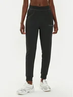 Spodnie sportowe damskie - Calvin Klein Performance Spodnie dresowe 00GWS4P651 Czarny Relaxed Fit - miniaturka - grafika 1