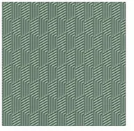 Folia, papier śniadaniowy, serwetki - Serwetki Nowoczesne inspiracje zielone 33x33cm - PAW - miniaturka - grafika 1