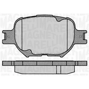 Klocki hamulcowe - komplet MAGNETI MARELLI 363916060493 - Klocki hamulcowe - miniaturka - grafika 1