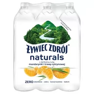 Woda - Żywiec Zdrój Naturals Napój niegazowany z delikatną nutą mandarynki i trawy cytrynowej 6 x 1,2 l - miniaturka - grafika 1