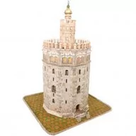 Klocki - Składany Domek z Cegły 3D - Złota Wieża - miniaturka - grafika 1
