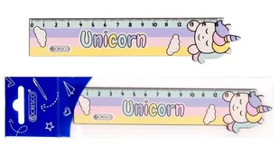 Linijka drewniana Jednorożec - Przybory szkolne - miniaturka - grafika 1